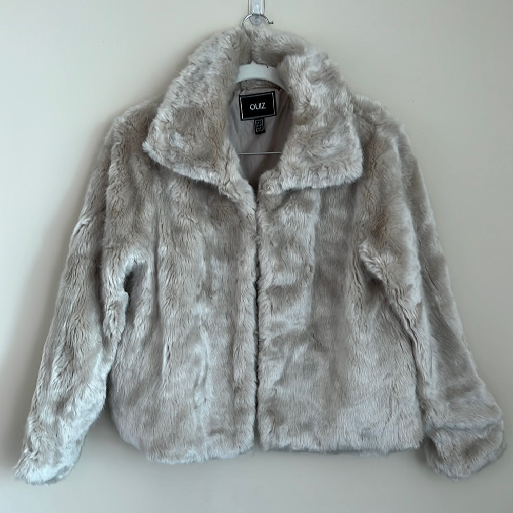 Quiz Faux Fur Coat